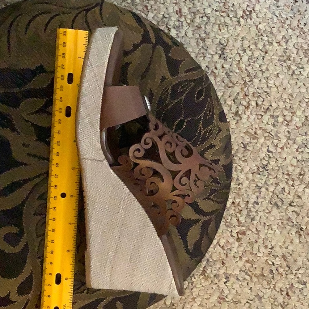 Brighton slip in sandal wedge brown - Picture 7 of 8